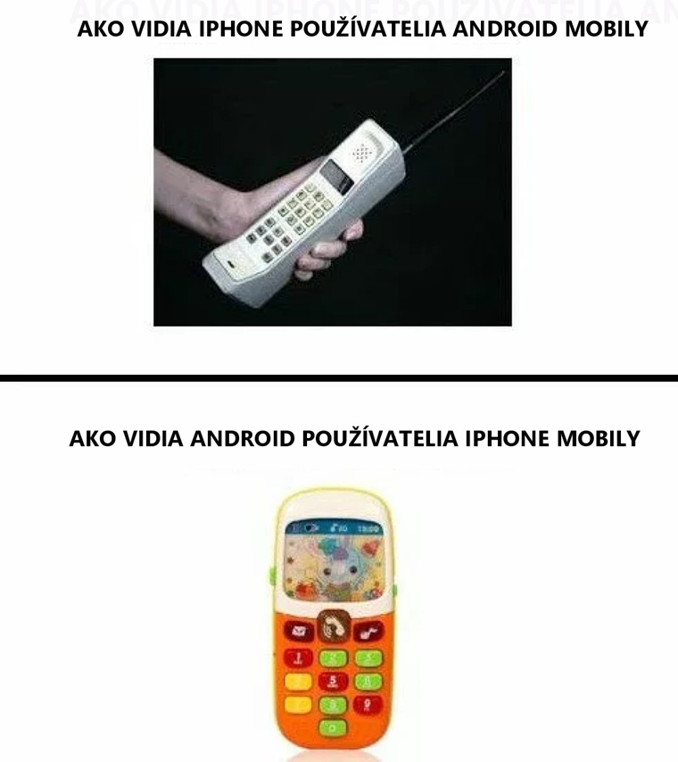 Android vs iPhone pouvatelia
