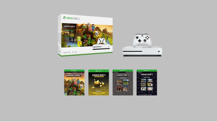 Minecraft Creator Bundle bude nov balenie Xbox One S konzoly s Minecraftom