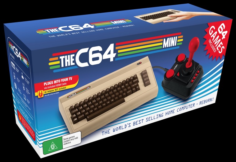 C64 mini vyjde v marci, pribal 64 hier