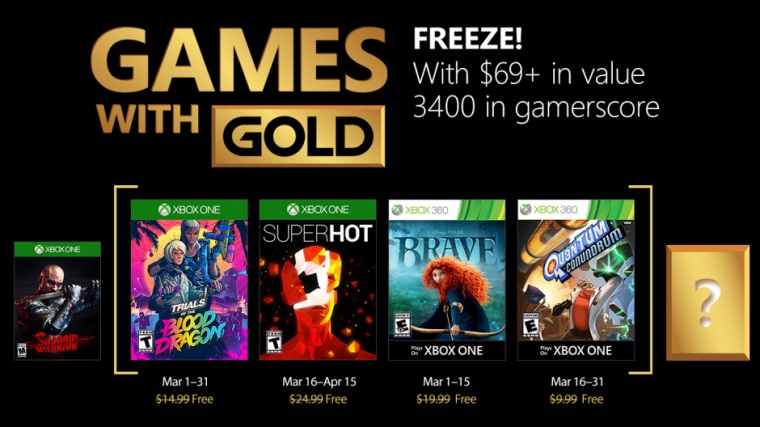 Games With Gold na marec ohlsen