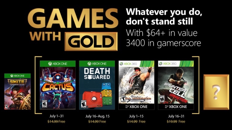 Games With Gold hry na jl predstaven