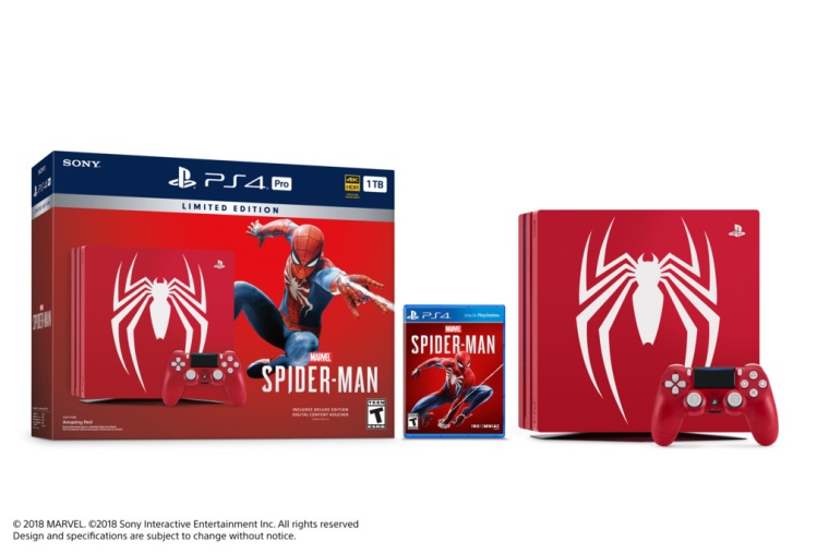 Sony ponkne PS4 Pro bundle so Spider-Man tmou