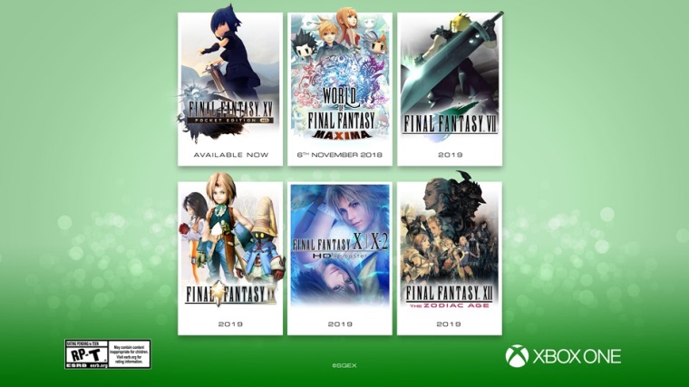 Nov Final Fantasy hry prichdzaj na Xbox One a Switch