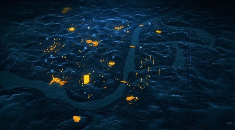 Mapa Battle Royale reimu v Call of Duty Black Ops 4 predstaven