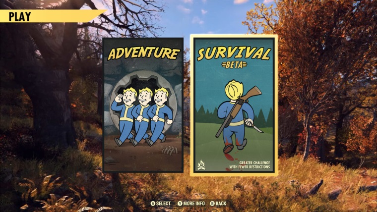Survival reim pre Fallout 76 priblen