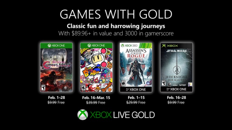 Februrov Xbox Live Gold hry predstaven