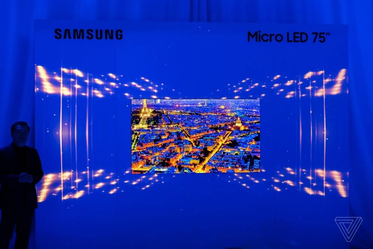 Samsung na CES 2019 ukzal 75 palcov MicroLED TV
