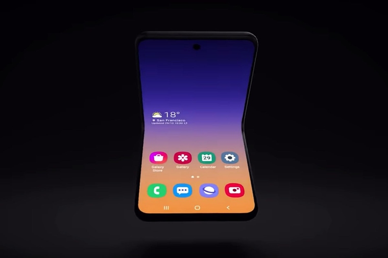 Samsung predstavil koncept flip mobilu