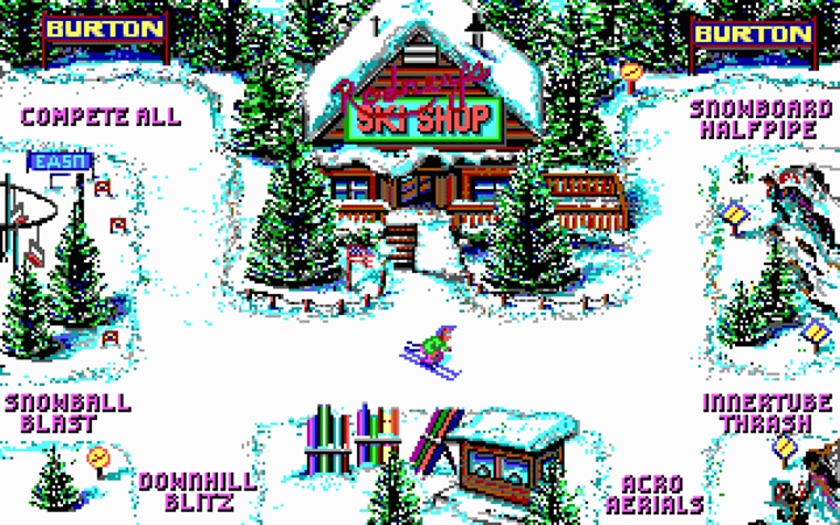 Online hra - Ski or Die (1990)