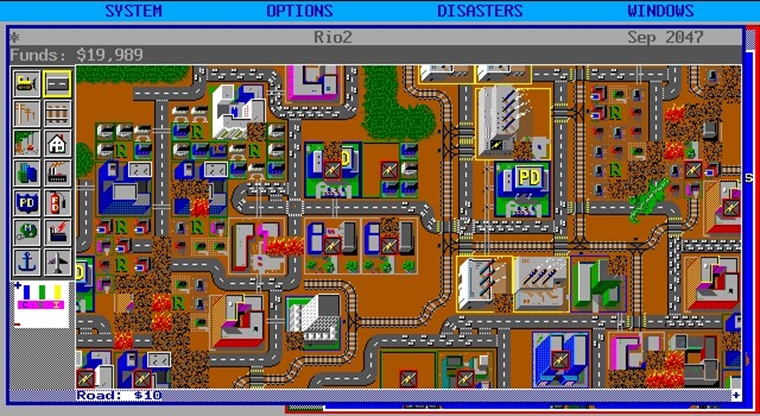 Online hra - Sim City (1989)