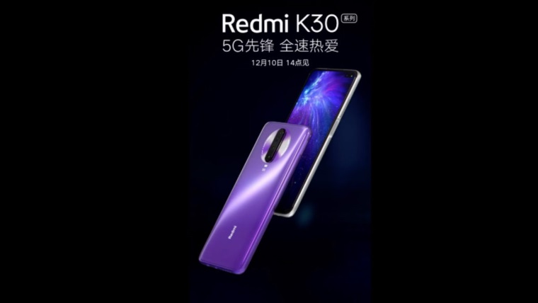 Xiaomi prve predstavilo Redmi K30 a K30 5G so 120Hz displejom