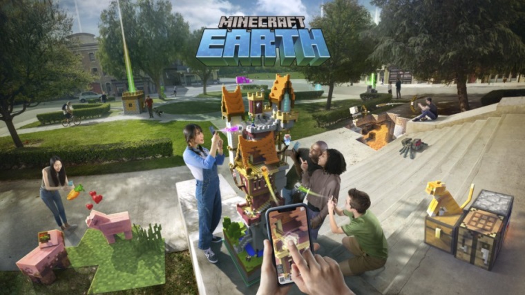 Minecraft Earth sa dnes rozbehne celosvetovo