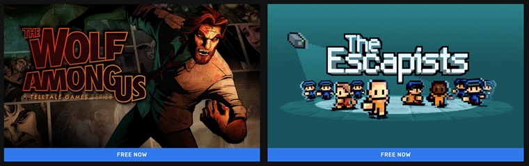Wolf Among Us a Escapists s teraz zadarmo na Epic Store