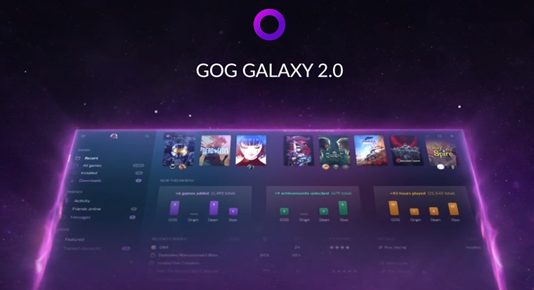 GOG Galaxy 2.0 spa otvoren betu