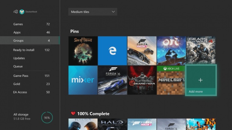 Xbox One ponka nov update pre insider testerov
