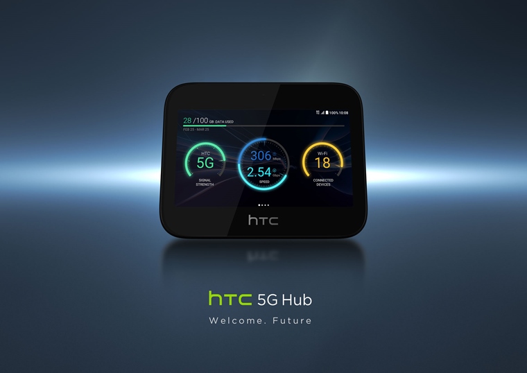 HTC prinesie 5G Hub router, ponkne displej a aj batriu na fungovanie bez napjania
