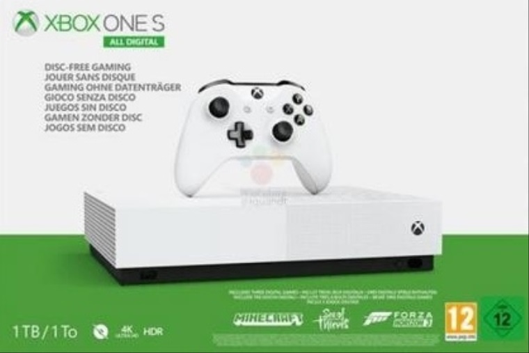 Xbox One S All Digital edcia ukazuje svoje balenie a cenu