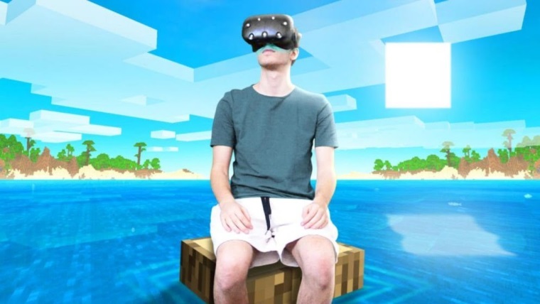 Chlapk strvil 24 hodn vo virtulnej realite v Minecrafte