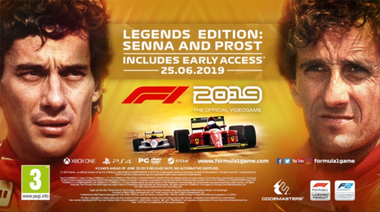 F1 2019 predstavuje svoje edcie a potvrdzuje prdavok Formula 2 ampiontov