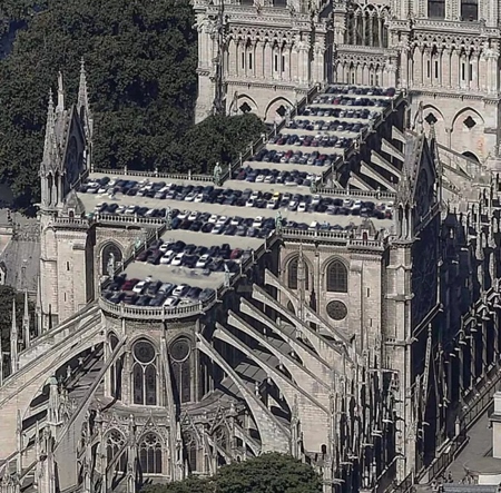 Ako by mohla vyzera strecha Notre Dame katedrly po oprave?  