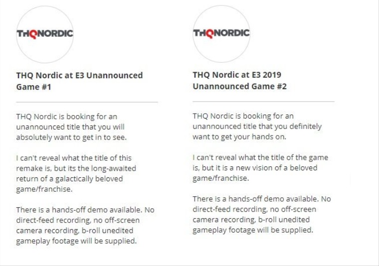 THQ plnuje oznmi dve hry na tohtoronej E3