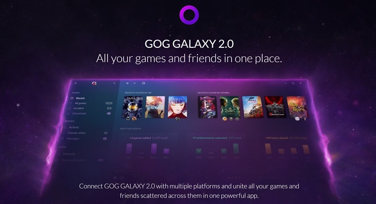GOG Galaxy 2.0 klient predstaven, chce spoji vetky vae hry z PC sluieb a aj konzol na jednom mieste