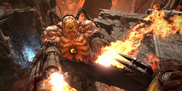 Takmer hodinov gameplay z Doom Eternal