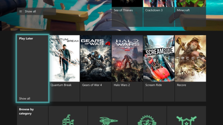 Xbox One dostal nov, men update
