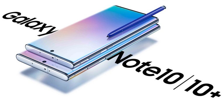 Oficilny art Galaxy Note 10 a 10+ ukazuje rozdiel v ich vekostiach