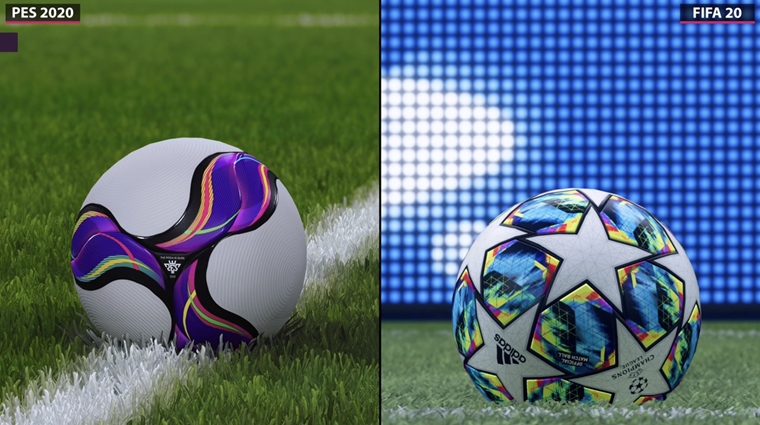 Porovnanie PES 2020 vs FIFA 20
