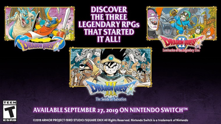 Prv Dragon Quest trilgia vyjde na Switch u oskoro
