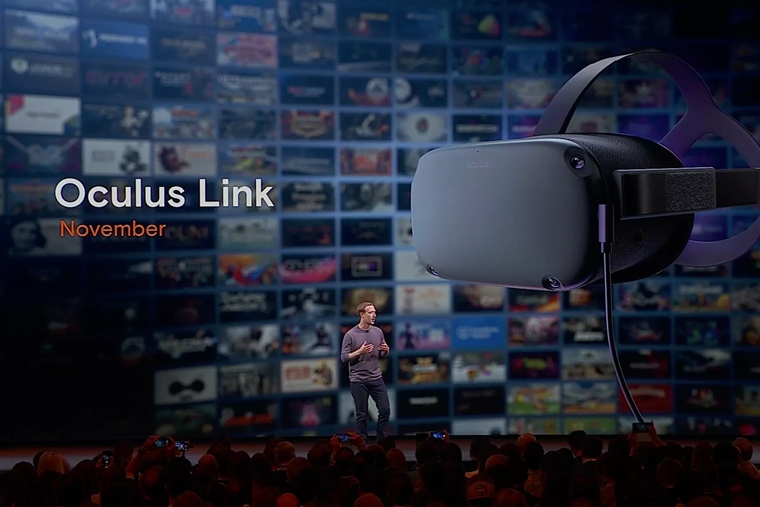 Oculus Link predstaven, umon z Oculus Quest headsetu spravi PC VR headset