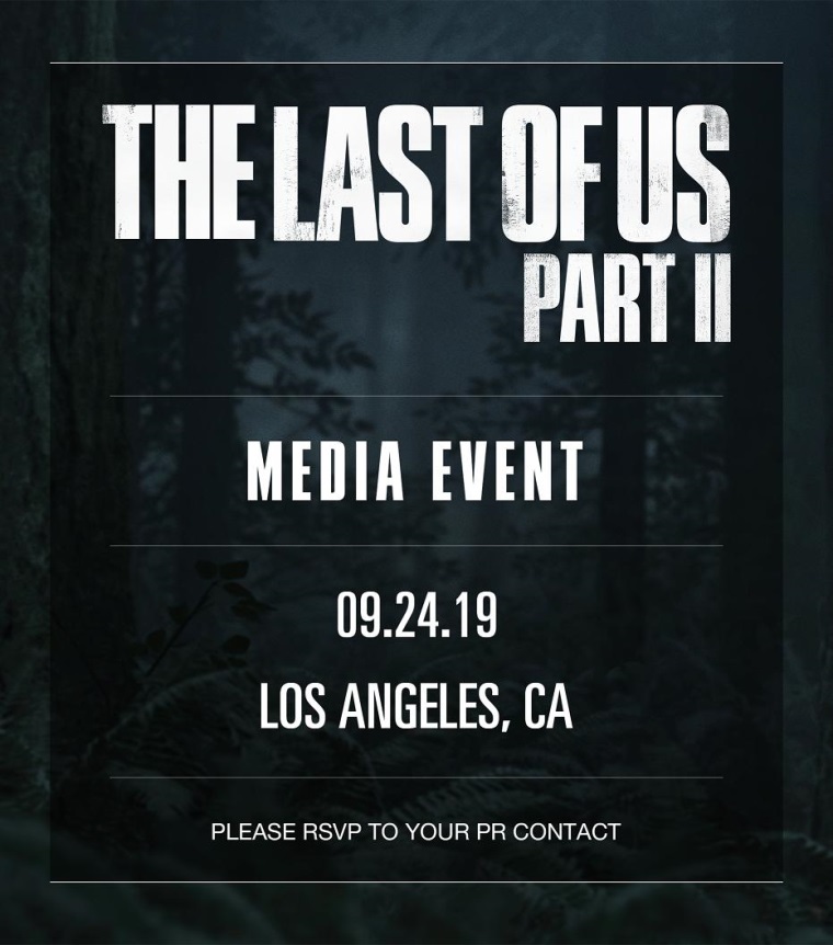 Sony ohlsilo press event pre The Last of Us 2