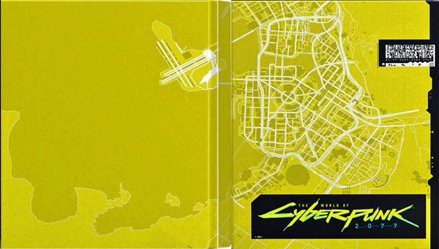 Bli pohad na deluxe edciu World Of Cyberpunk 2077 knihy ukazuje viu as mapy 