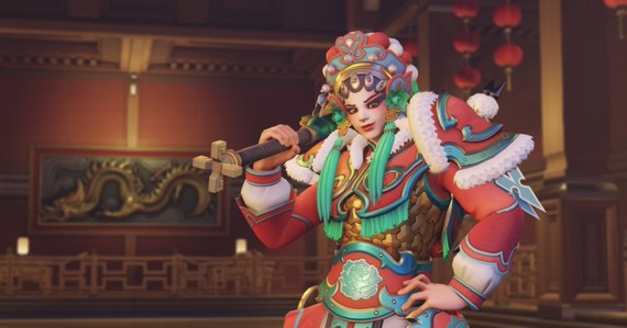 Overwatch oslavuje nov nsky rok potkana