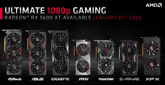 Radeon RX 5600XT príde 21. januára