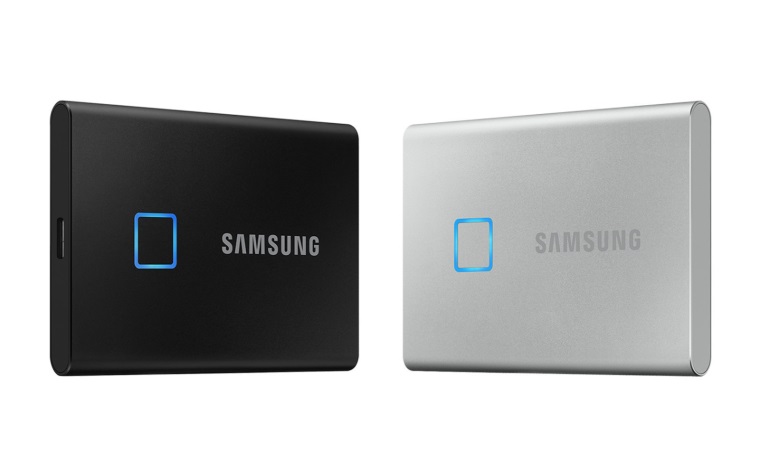 Chcete SSD zabezpeen odtlakom prsta? Samsung m pre vs T7 touch SSD