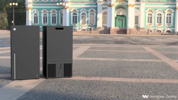 Pln 3D model Xbox Series X konzoly