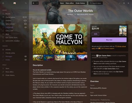 GOG testuje vlastn obchod priamo v Galaxy aplikcii  