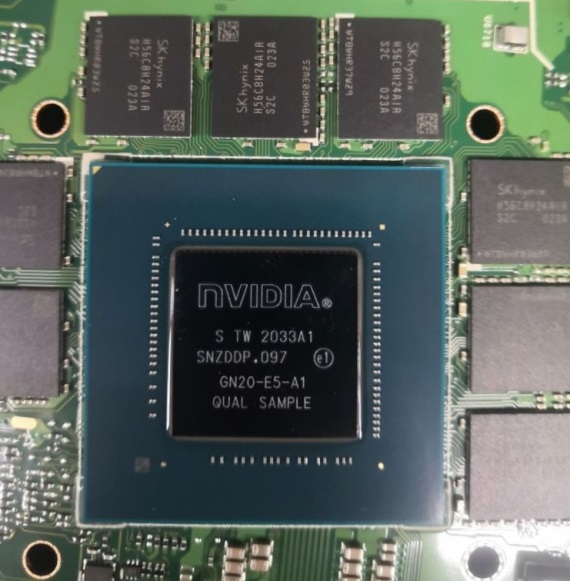 Nvidia už testuje RTX3070 v notebookoch