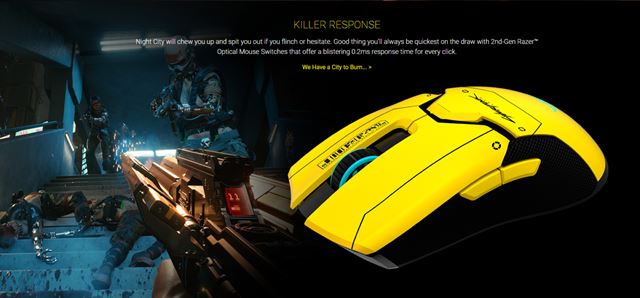 My� Razer Viper Ultimate dost�va Cyberpunk 2077 ed�ciu 