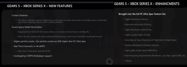 Z�bery z Xbox Series X verzie Gears 5 