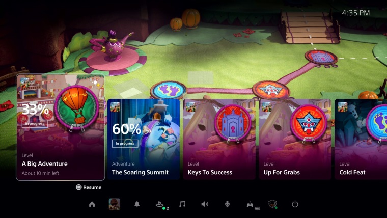 Sony: Nov systm menu v PS5 je navrhnut na to, aby viac vtiahol hrov do hry