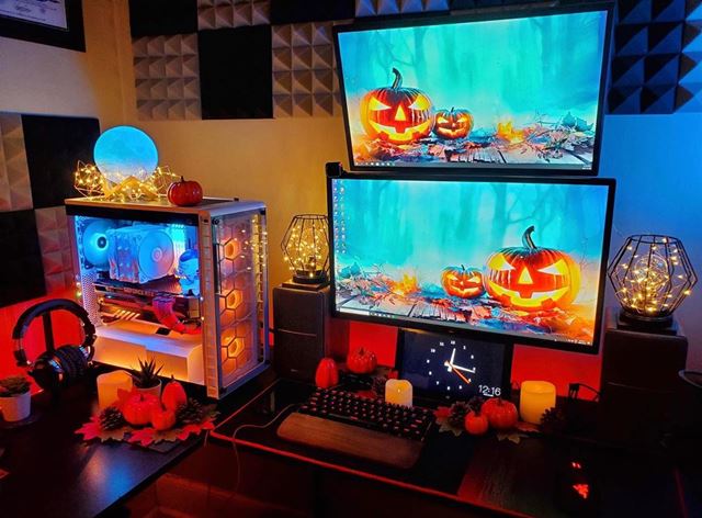 Halloweenska vzdoba ide aj u hrov 