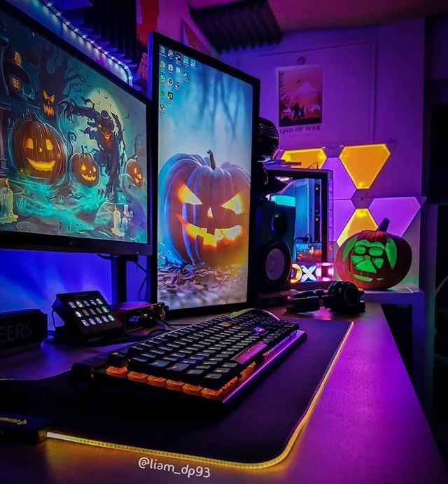 Halloweenska vzdoba ide aj u hrov 