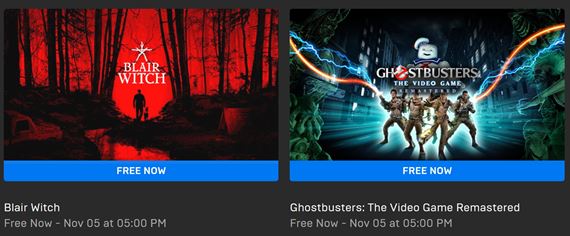 Epic zadarmo rozdáva Blair Witch a Ghostbusters hry