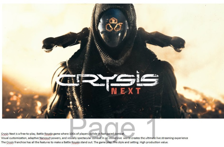 Crytek vraj pripravuje Crysis a aj Ryse hru