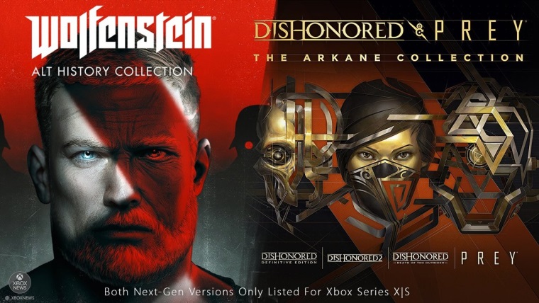 Wolfenstein, Dishonored a Prey kolekcie prichdzaj na Xbox Series X a S