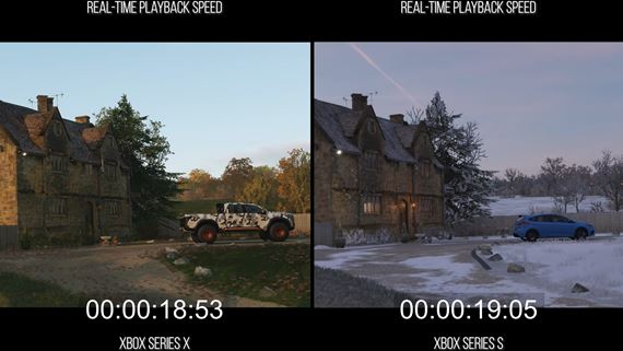 Ako ide Forza Horizon 4 na Xbox Series X a S?