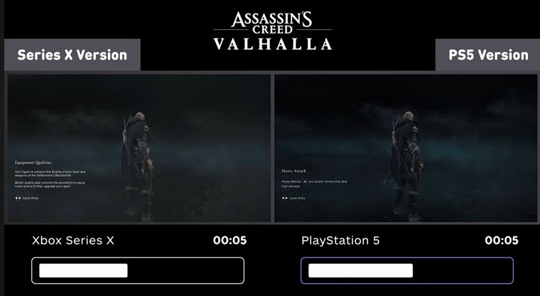 Porovnanie loadingov na PS5 a Xbox Series X